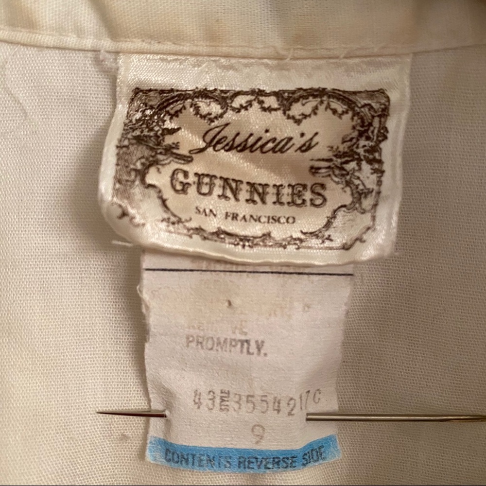 Gunne Sax / Jessica’s Gunnies Victorian Revival Blouse - Picture 6 of 11